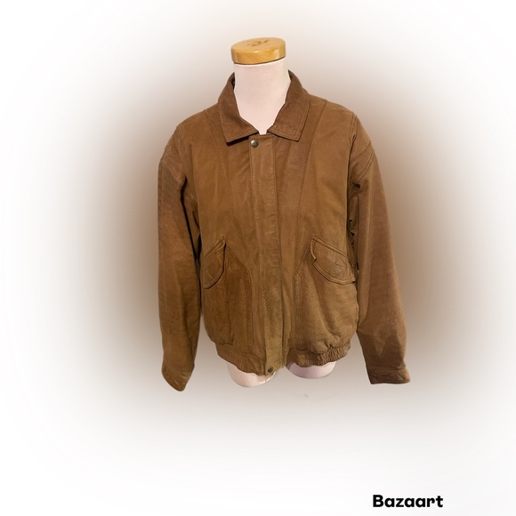 Vintage 1970’s Suede Bomber Jacket - Picture 2 of 9